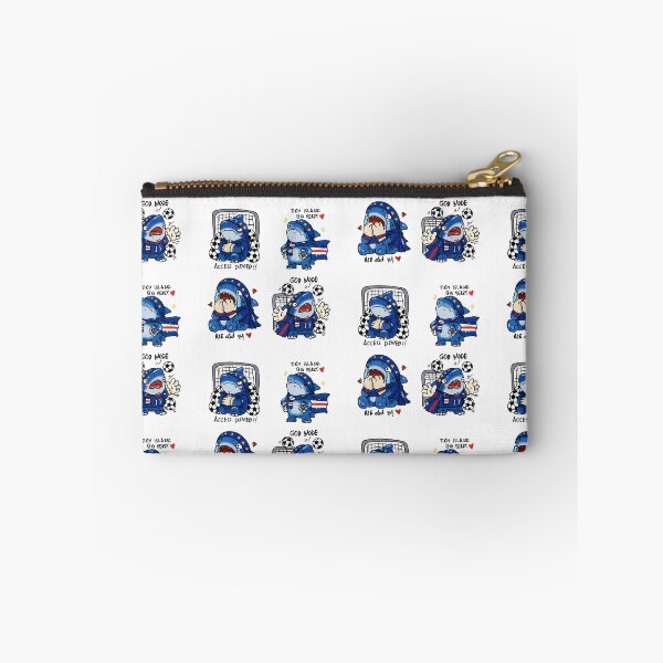 Item preview, Awkward Animal Hat Club – Cape Verde Blue Shark | Funny World Cup 2026 Football Fan Sticker designed and sold by chupichapa.