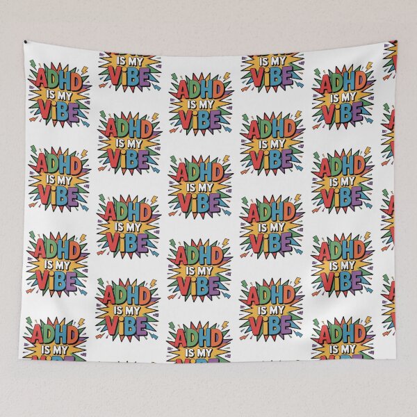 Item preview, ADHD is my vibe designed and sold by Tiny-Love ⭐⭐⭐⭐⭐.