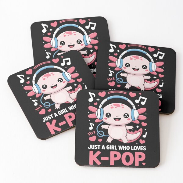 Item preview, Just A Girl Who Loves K-Pop Axolotl Fan designed and sold by AmaXONIC.