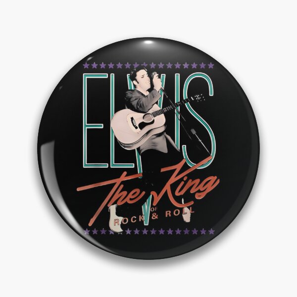 Item preview, Elvis The King of Rock and Roll Teal Lettering designed and sold by REXELENS.