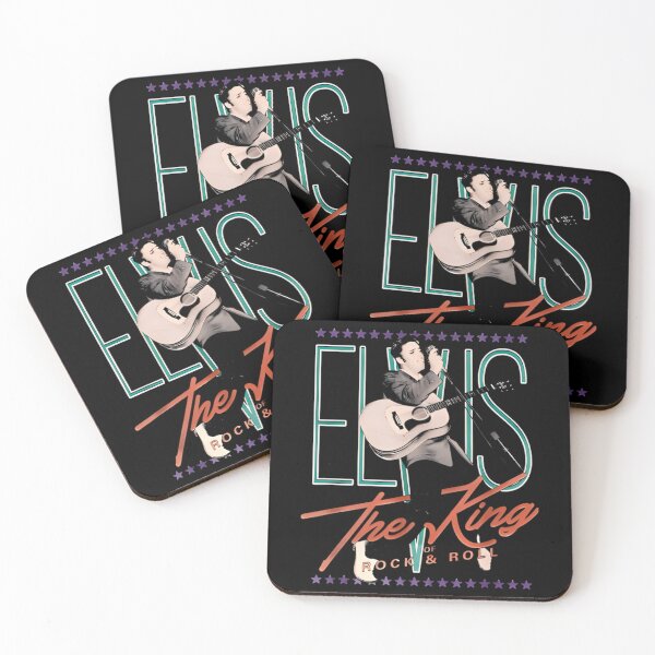 Item preview, Elvis The King of Rock and Roll Teal Lettering designed and sold by REXELENS.