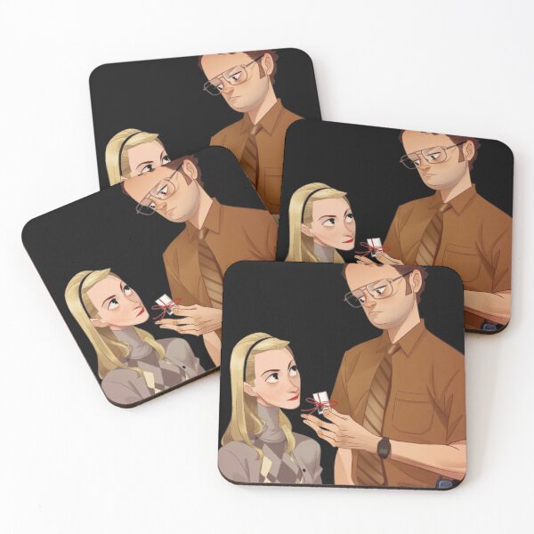 Item preview, Dwight and Angela  designed and sold by ItsAllYellow.