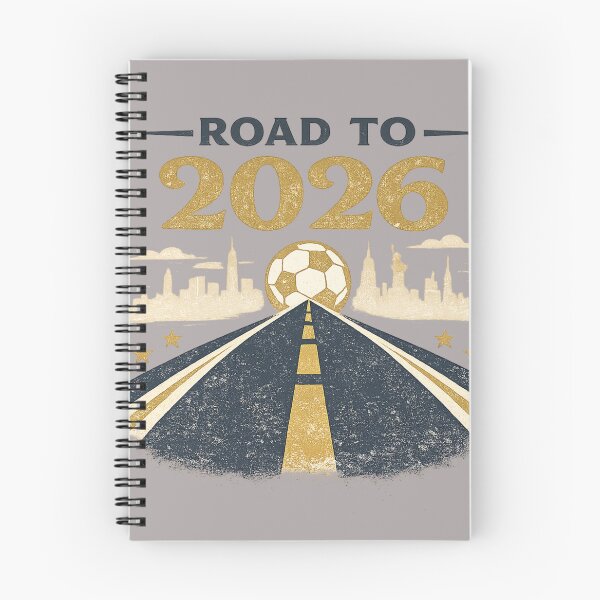 Item preview, Road to 2026 Soccer Football City Skyline Art – Tournament Journey Design | Soccer Fan Gift designed and sold by irfanshikh.