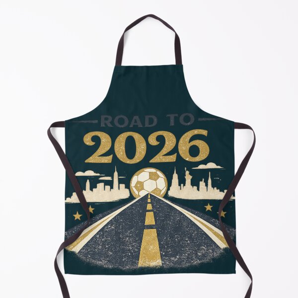 Item preview, Road to 2026 Soccer Football City Skyline Art – Tournament Journey Design | Soccer Fan Gift designed and sold by irfanshikh.