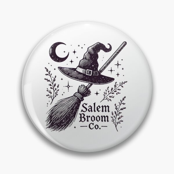 Artikelvorschau, Salem Broom Co. Vintage Witch Broom entworfen und verkauft von monas Art.
