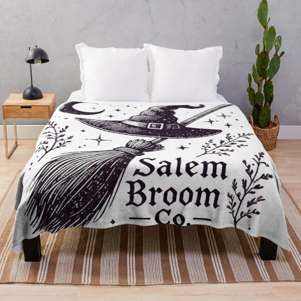 Item preview, Salem Broom Co. Vintage Witch Broom designed and sold by monas Art.