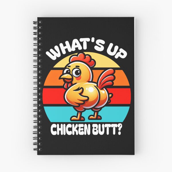 Item preview, What's Up Chicken Butt? Funny Chicken Lover Farm Humor designed and sold by AmaXONIC.