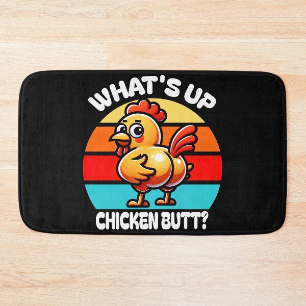 Item preview, What's Up Chicken Butt? Funny Chicken Lover Farm Humor designed and sold by AmaXONIC.