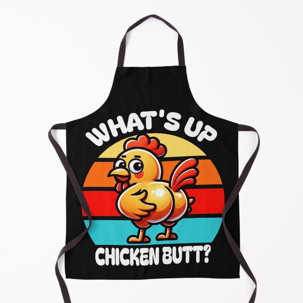 Item preview, What's Up Chicken Butt? Funny Chicken Lover Farm Humor designed and sold by AmaXONIC.