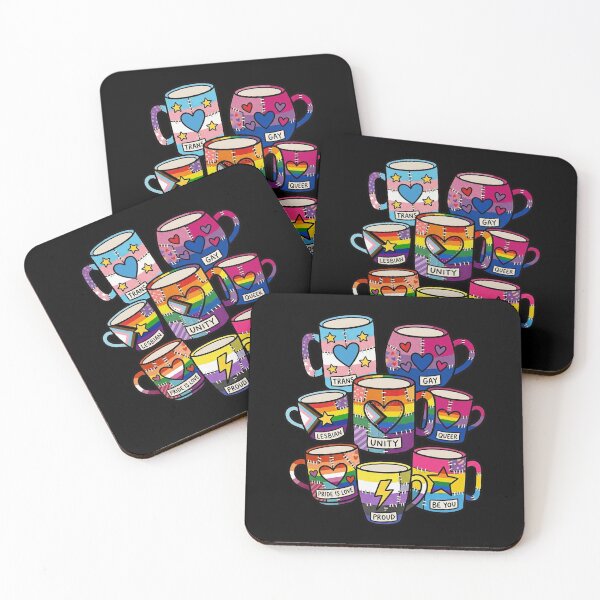 Item preview, Pride Patchwork Mug Collection Illustration designed and sold by Canvas-Whispers.
