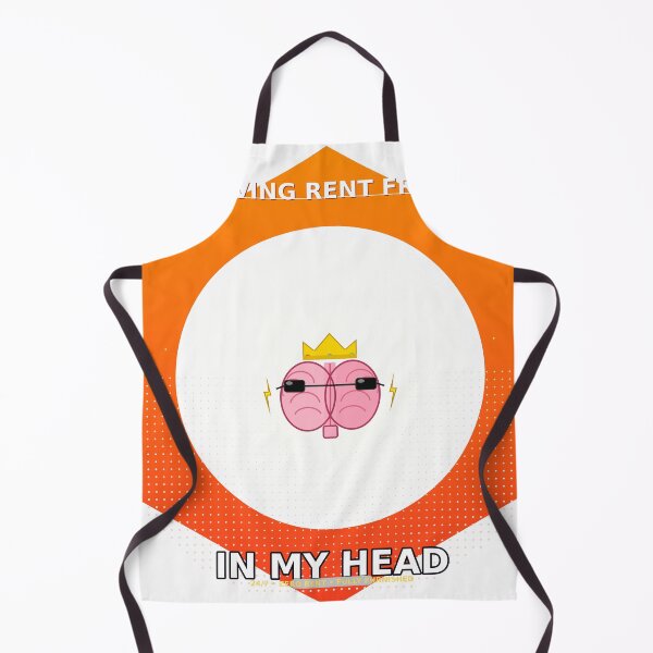 Item preview, Living Rent Free in My Head Sticker designed and sold by manishiv.