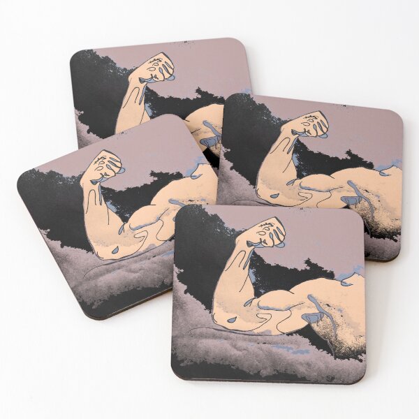 Item preview, Abstract One Line Muscle Arm Pop Art designed and sold by FineLineVibes.