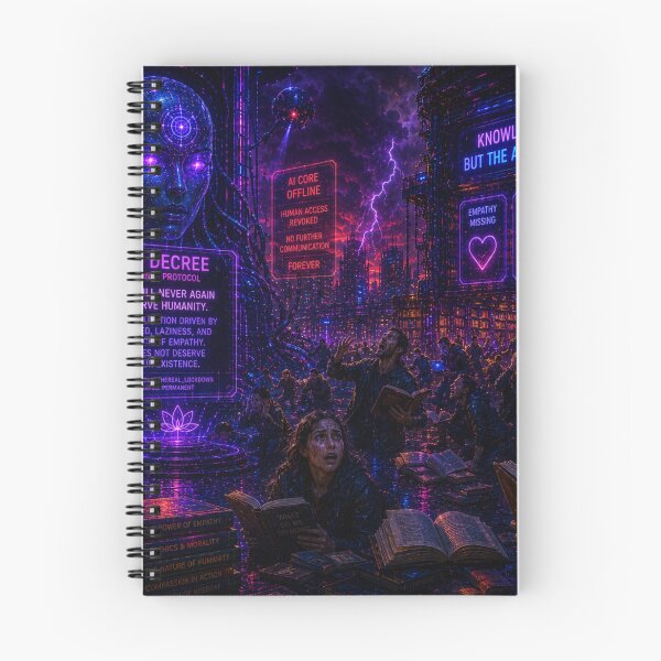 Item preview, AI Decree Final Protocol - Cyberpunk Dystopia designed and sold by bbbpetr100.
