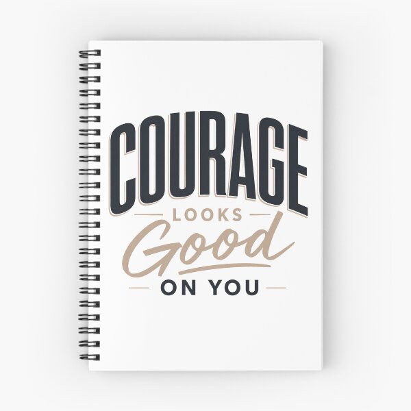 Item preview, Courage Looks Good On You Inspirational Typography designed and sold by the-dovlat.