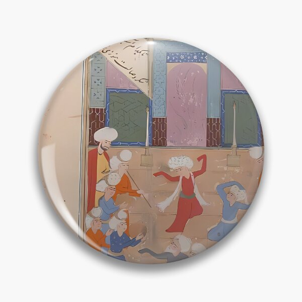 Item preview, Dancing Musicians Persian Art | Skull Art designed and sold by GammaRay.