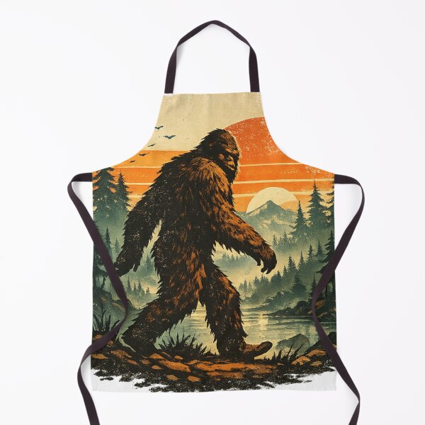 Item preview, Bigfoot Sunset Adventure | Retro Cryptid Forest Design designed and sold by RushVibeWear.