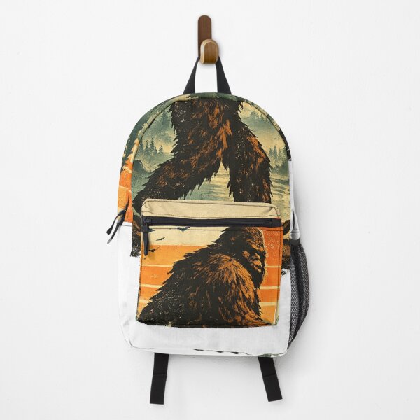 Item preview, Bigfoot Sunset Adventure | Retro Cryptid Forest Design designed and sold by RushVibeWear.