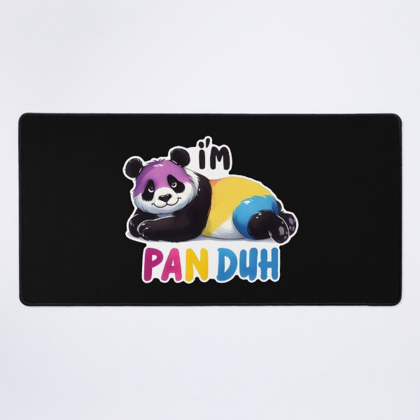 Item preview, I'm Pan Duh – Funny Pansexual Pride Panda Pride designed and sold by Canvas-Whispers.