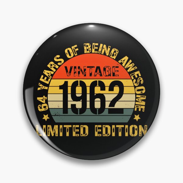 Item preview, 64 Years Of Being Awesome Vintage 1962 Limited Edition 64th Birthday Gift designed and sold by AmaXONIC.