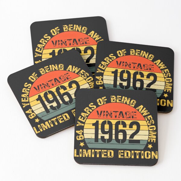 Item preview, 64 Years Of Being Awesome Vintage 1962 Limited Edition 64th Birthday Gift designed and sold by AmaXONIC.