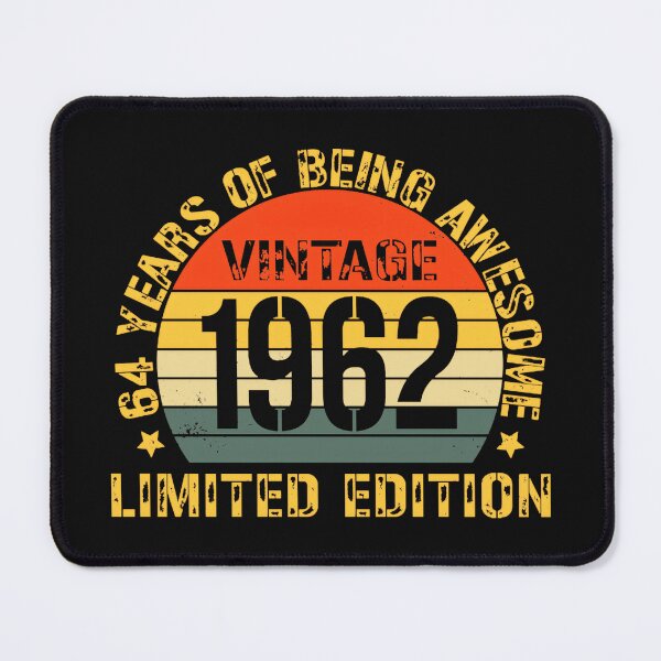 Item preview, 64 Years Of Being Awesome Vintage 1962 Limited Edition 64th Birthday Gift designed and sold by AmaXONIC.