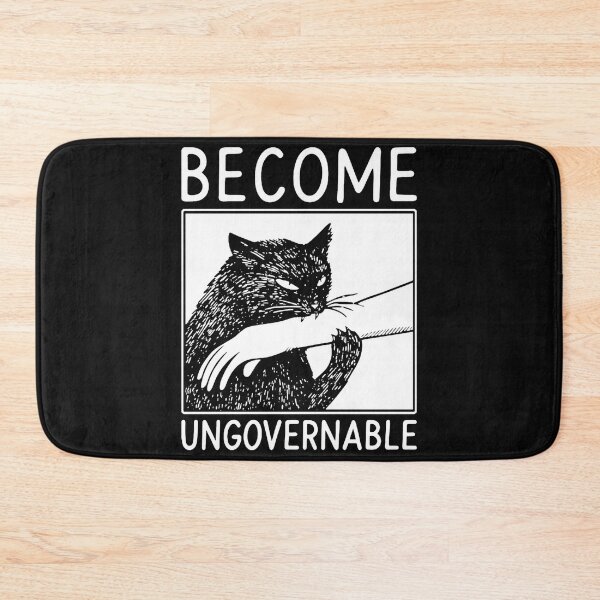 Item preview, Become Ungovernable Cat Rebel Defiant Independence designed and sold by AmaXONIC.