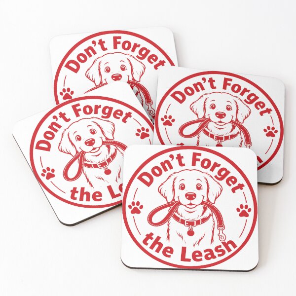 Item preview, Don't Forget the Leash Golden Retriever Sticker designed and sold by barbastyle.