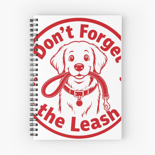 Item preview, Don't Forget the Leash Golden Retriever Sticker designed and sold by barbastyle.