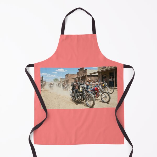 Item preview, BIKERS ARRIVING IN LITTLE TOWN TEXAS designed and sold by VERYOLDROAD BY AXTON BROWNING .