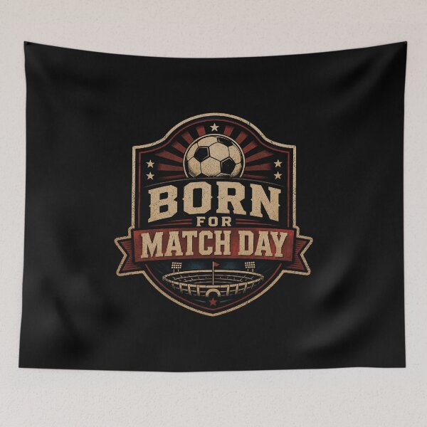 Item preview, Soccer Football Season Born For Match Day designed and sold by DemureArtsy.