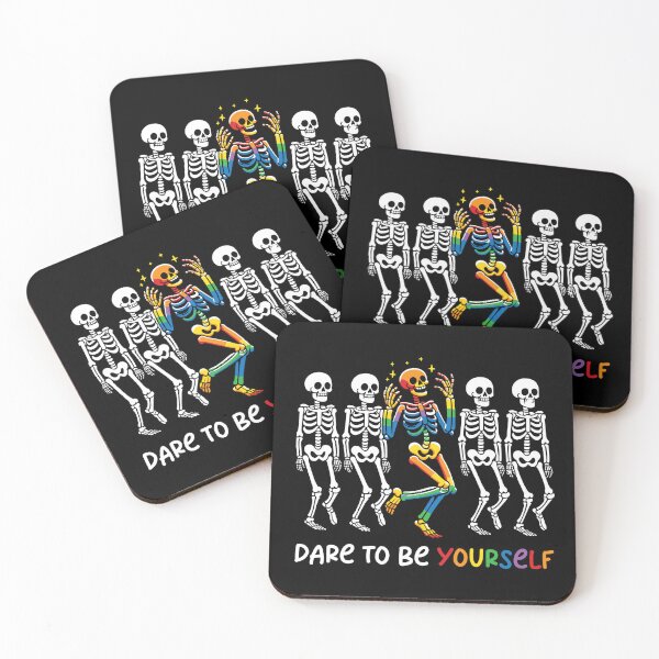 Item preview, Dare To Be Yourself – Rainbow Skeleton Pride designed and sold by ArtDzignsZA.