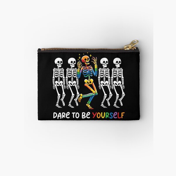 Item preview, Dare To Be Yourself – Rainbow Skeleton Pride designed and sold by Canvas-Whispers.