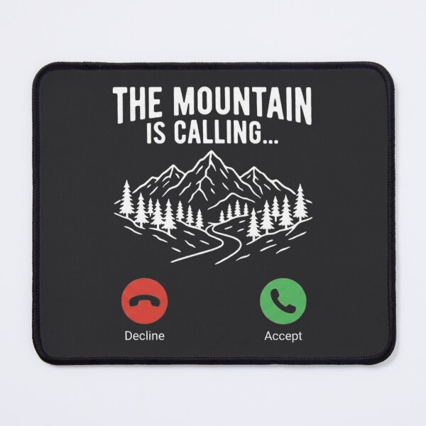 Item preview, Mountain Is Calling Phone UI T-Shirt Design - Nature & Hiking Inspired Graphic designed and sold by Gabe1983.