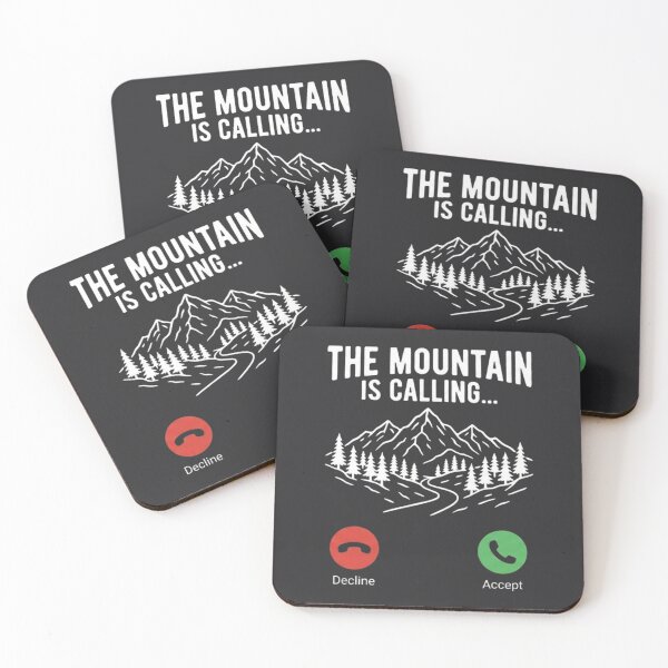 Item preview, Mountain Is Calling Phone UI T-Shirt Design - Nature & Hiking Inspired Graphic designed and sold by Gabe1983.