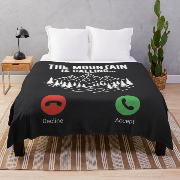 Item preview, Mountain Is Calling Phone UI T-Shirt Design - Nature & Hiking Inspired Graphic designed and sold by Gabe1983.