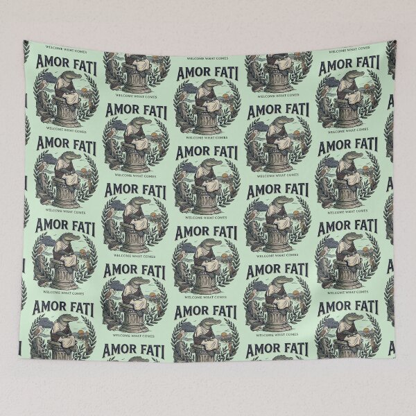 Item preview, Amor Fati – Philosopher Alligator Design designed and sold by Dogandesighn.