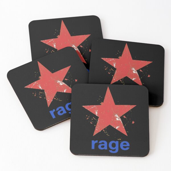 Item preview, Distressed Red Star Ragee  designed and sold by AgentJerichoArt.