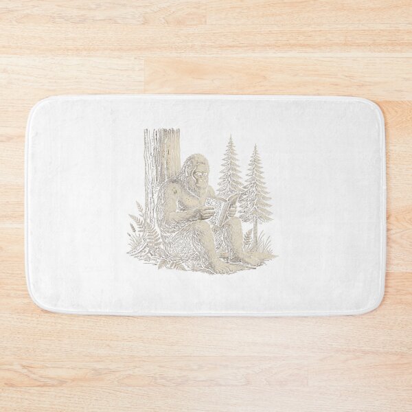 Item preview, Sasquatch Reading Book In Forest designed and sold by SiarheiYur.