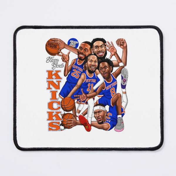 Item preview, New York Knicks Nba Bocker Back Pages Jalen Brunson Mikal Bridges Og Anunoby designed and sold by MBSdesingArt.
