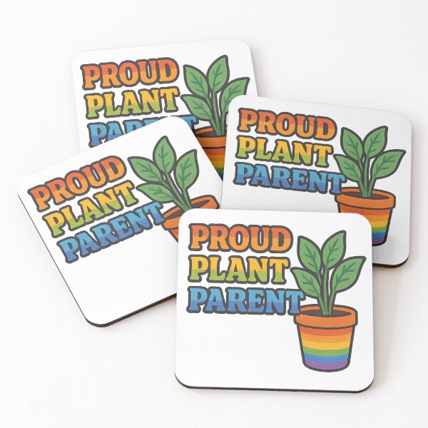Item preview, Proud Plant Parent Rainbow Houseplant Queer Pride Art designed and sold by Haus Of Sin.