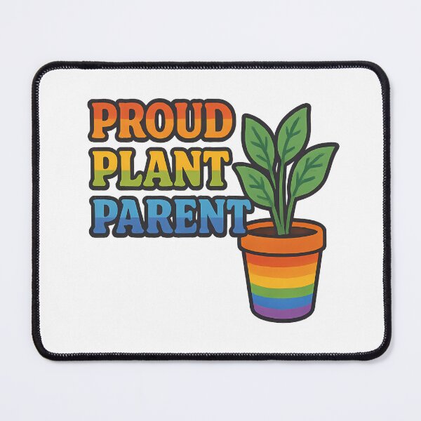 Item preview, Proud Plant Parent Rainbow Houseplant Queer Pride Art designed and sold by Haus Of Sin.