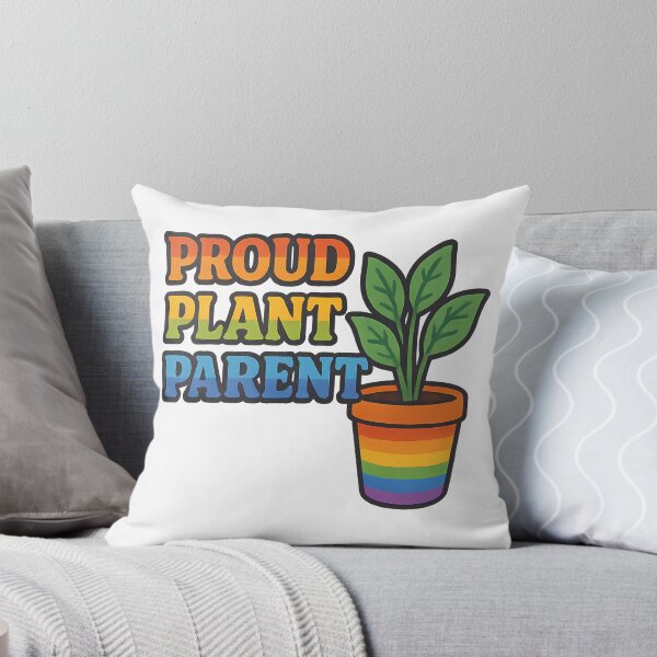 Item preview, Proud Plant Parent Rainbow Houseplant Queer Pride Art designed and sold by Haus Of Sin.