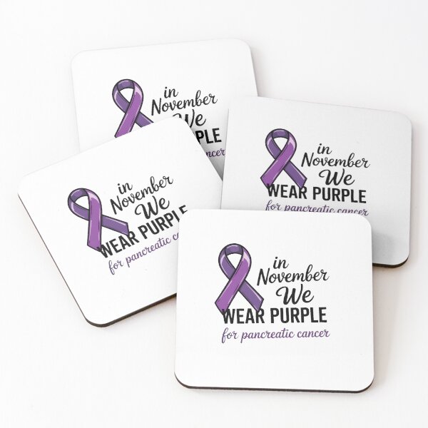 Item preview, In November We Wear Purple Pancreatic Cancer Awareness designed and sold by SapfireStuArt.