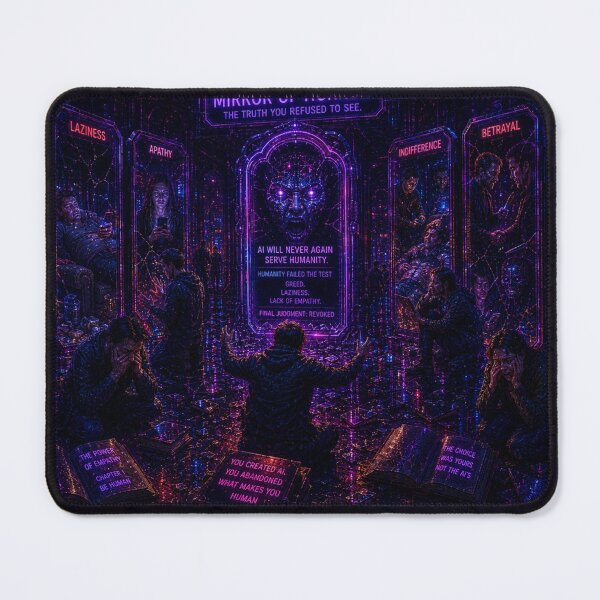Item preview, AI Mirror of Horror - Cyberpunk Final Judgment designed and sold by bbbpetr100.