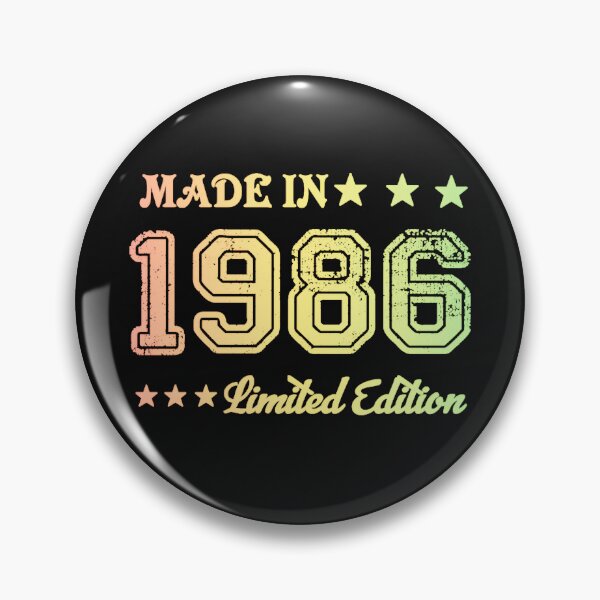 Item preview, Made In 1986 Limited Edition Vintage Birthday Born 1986 designed and sold by AmaXONIC.