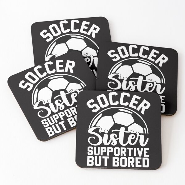 Item preview, Soccer sister supportive but bored designed and sold by Tiny-Love ⭐⭐⭐⭐⭐.
