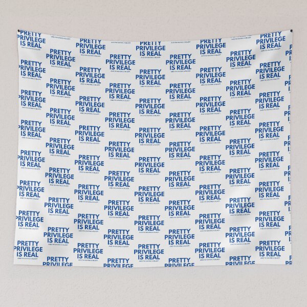 Item preview, Pretty Privilege Is Real | Funny Quote, Viral Meme & Graphic Slogan designed and sold by boldstuffshop.