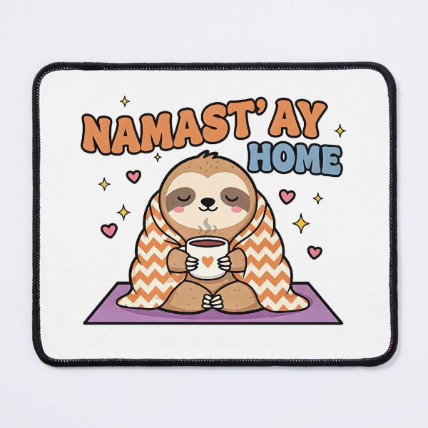 Item preview, Namast’ay | Home Cozy Yoga Humor, Relaxation Aesthetic Design designed and sold by Wiviendesign.