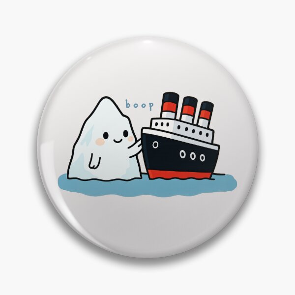 Item preview, Boop Iceberg Titanic Ship Funny Historical Humor designed and sold by AmaXONIC.