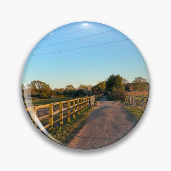 Item preview, Golden Hour Surrey Footpath | Countryside Walk Photography designed and sold by ThatSurreyLife.